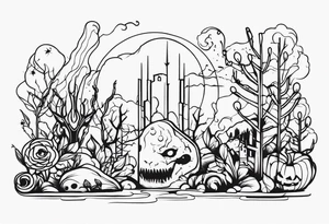 Random Horror theme tattoo idea