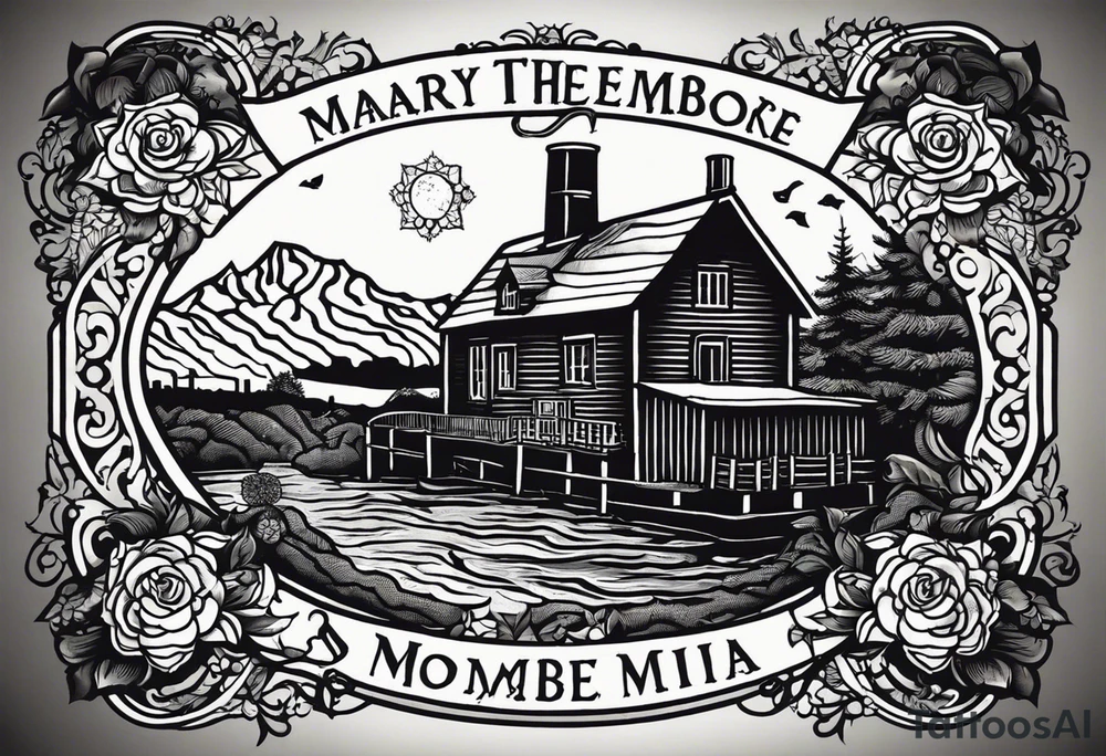 I would like a tattoo designed which has a nod towards my heritage which is being born in a coal mining village in Grimethorpe, South Yorkshire. Maybe something with a mining lamp, piece of coal or mining lamp. Also possibly something linked to man united, bit of a Mauri piece in there to remember my New Zealand trip and something to link to my two children Mia (born 26th November 2014) and Oscar (born 17th August 2017) tattoo idea