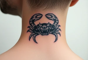 An angry crab tattoo idea
