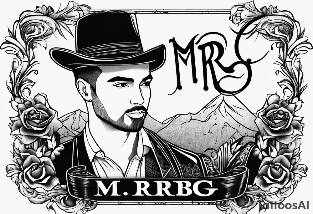 word: "MRBG" tattoo idea