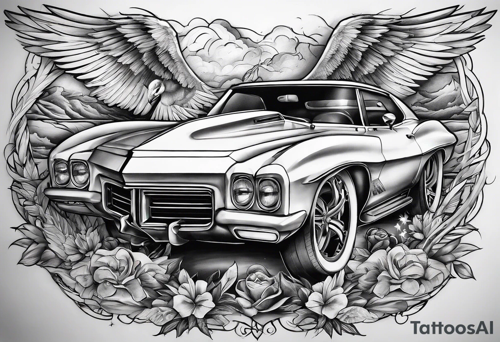flying cars tattoo idea