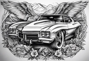 flying cars tattoo idea