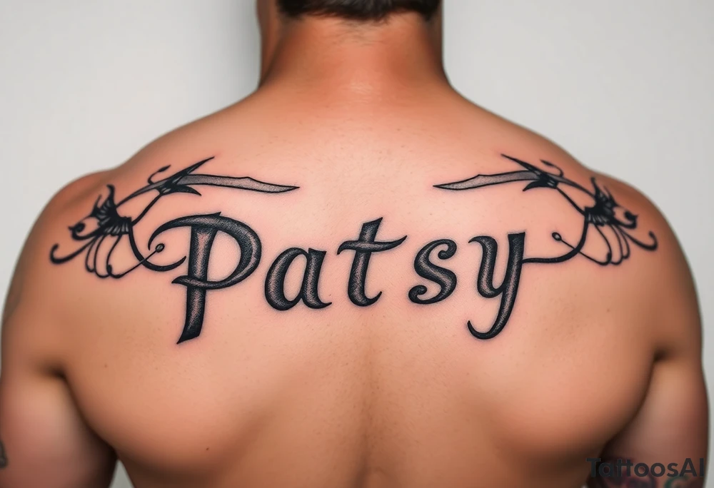 Name patsy tattoo idea