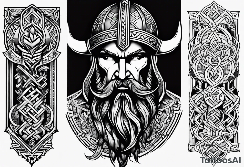 viking style tattoo tattoo idea