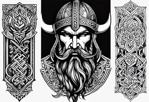 viking style tattoo tattoo idea