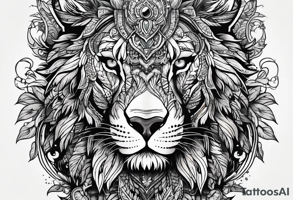 Big forest tattoo idea