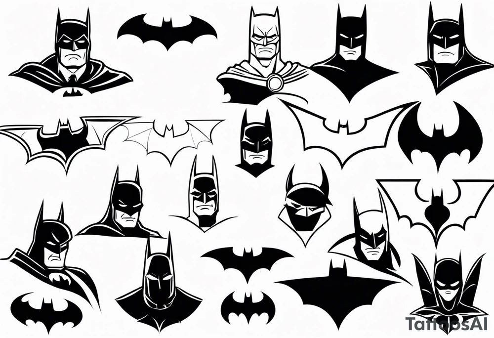 batman animated serie tattoo idea