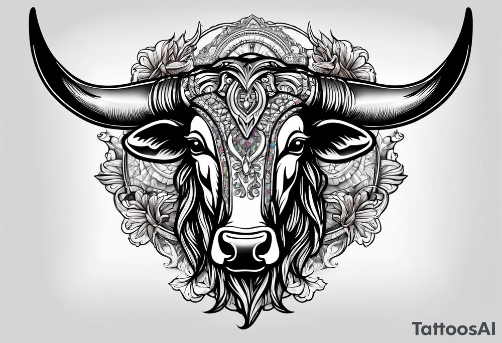 cybersigilism Longhorn tattoo idea