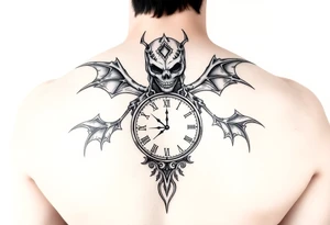 Shinigami with a clock tattoo idea