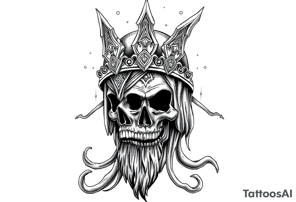 witch king helmet tattoo tattoo idea
