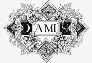 Daughters name tattoo idea