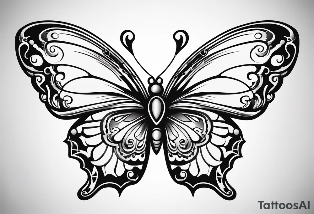 butterfly tattoo idea