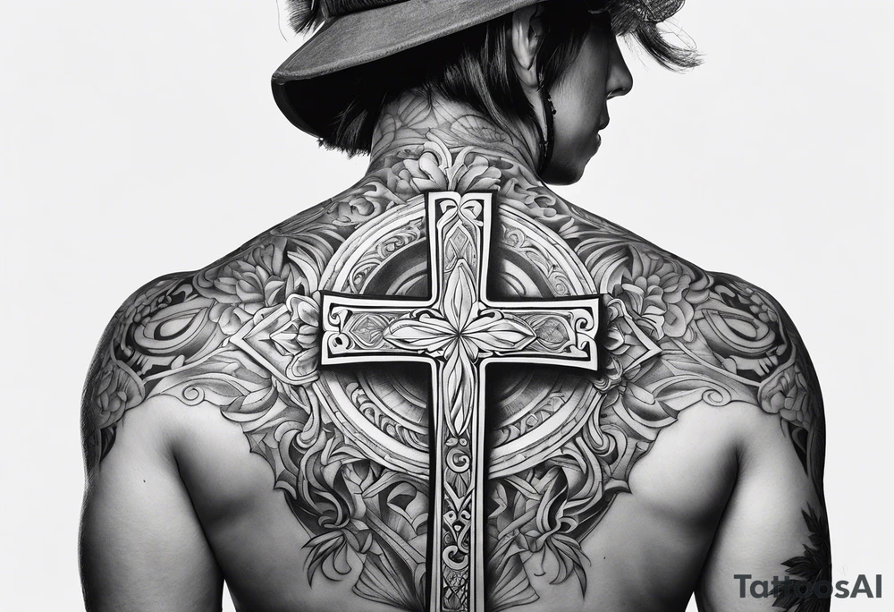 Caldabolg and cross tattoo idea