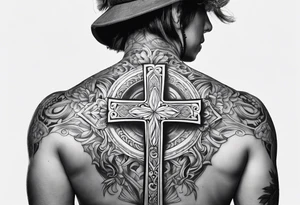 Caldabolg and cross tattoo idea