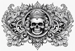 An open scroll tattoo idea
