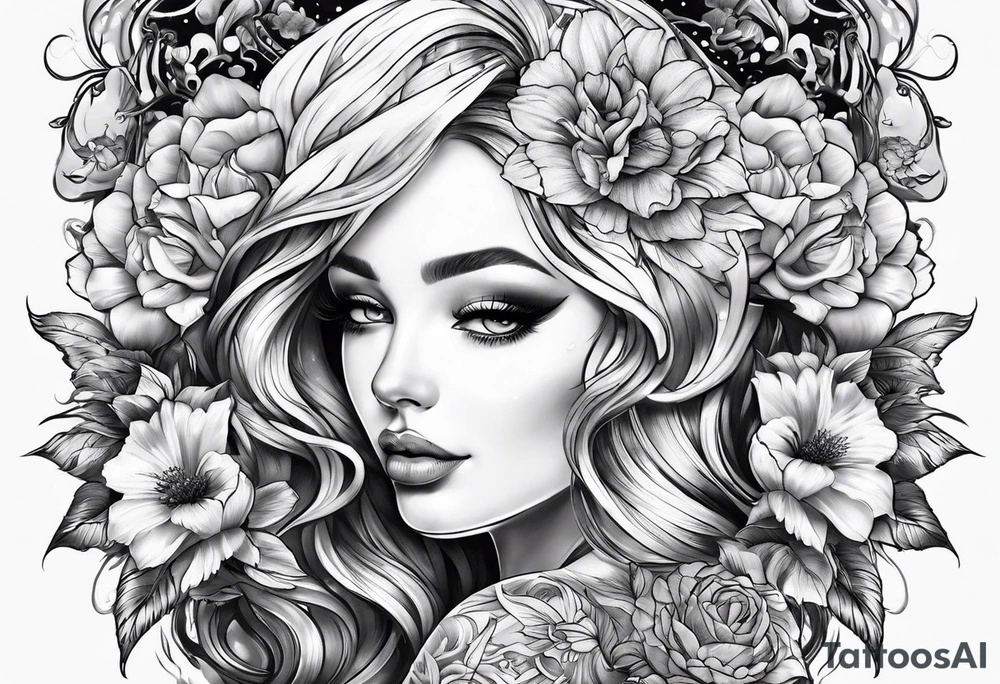 Leg tattoo
Tresure chest

Underwater tattoo idea