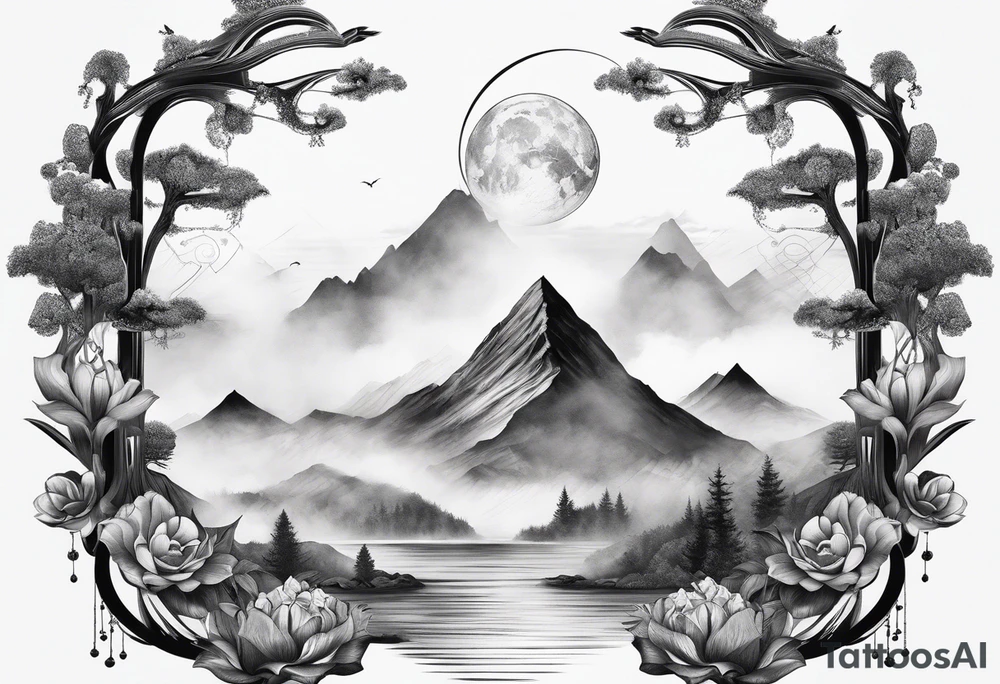 The embodiment of balance tattoo idea