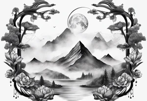 The embodiment of balance tattoo idea