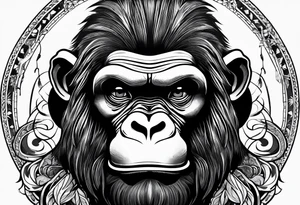 apes tattoo idea