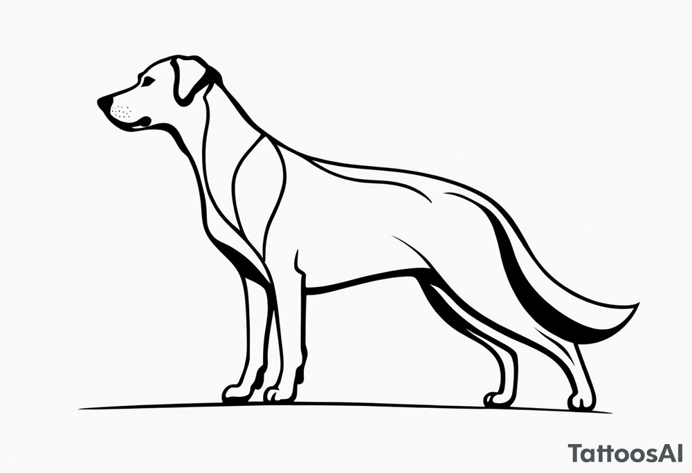 labrador, red fox labrador, picasso tattoo idea