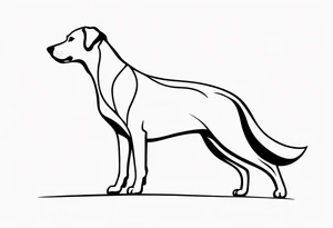 labrador, red fox labrador, picasso tattoo idea