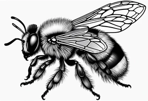 bumble bee tattoo idea