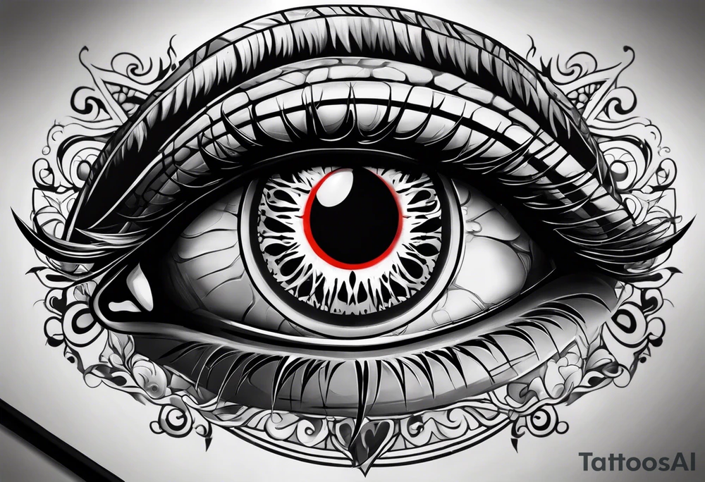 Sharingan eyes tattoo idea