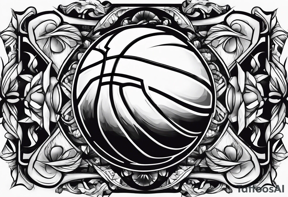 Basketball tattoo idea