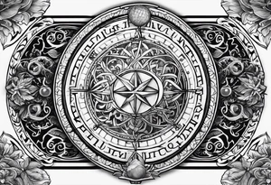 Yggdrasil and Vegvisir tattoo idea