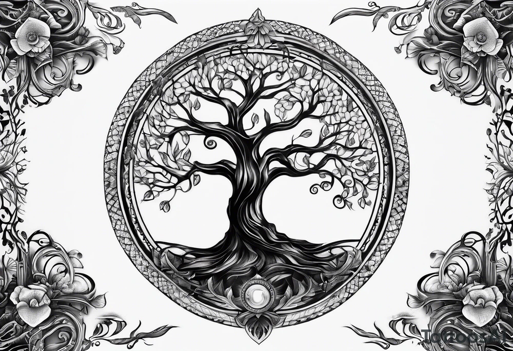 tree of life tattoo idea