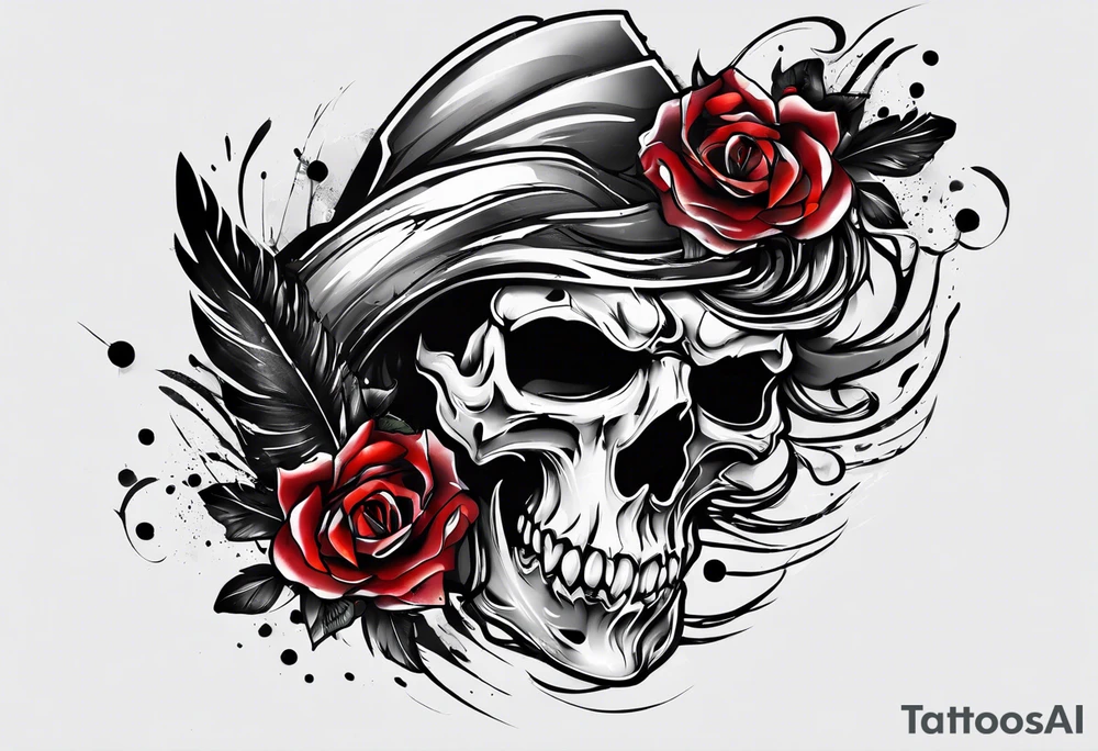 Ripped skin mark tattoo design tattoo idea