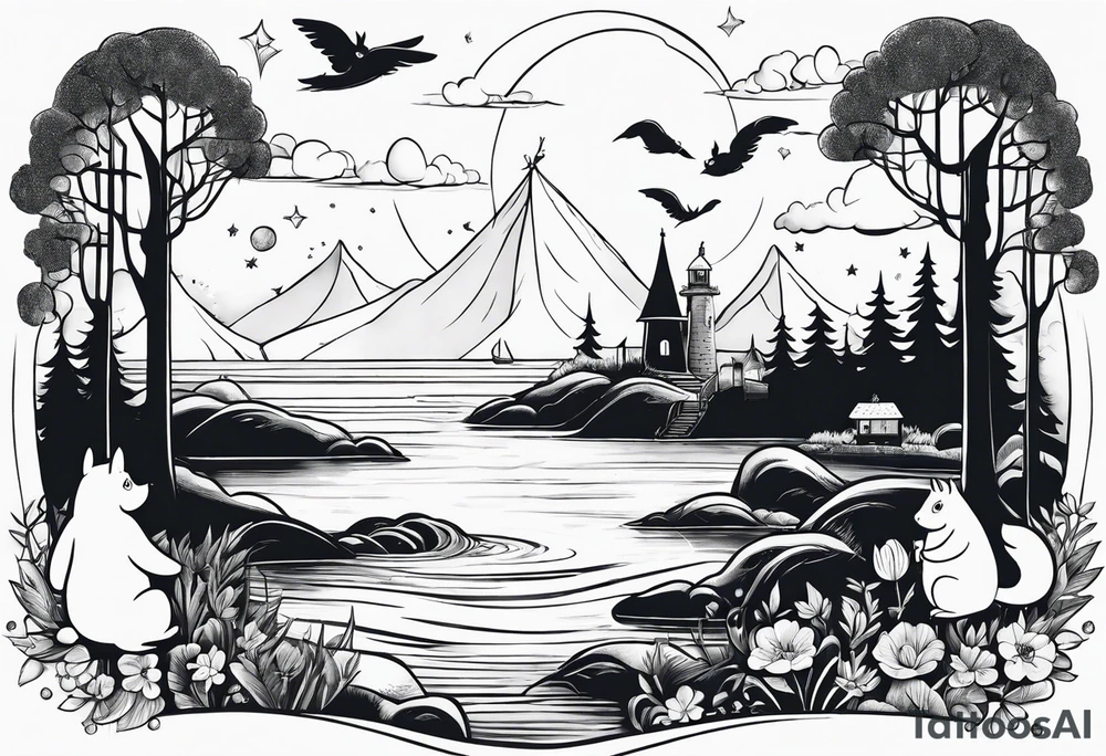 Moomin tattoo idea