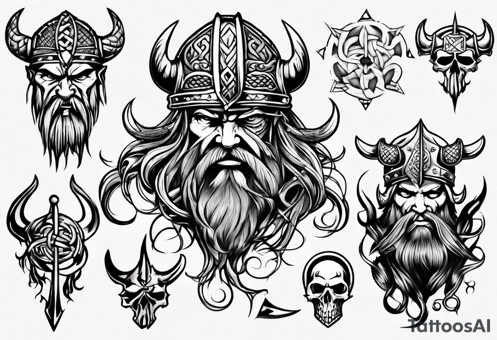 Viking tattoo idea