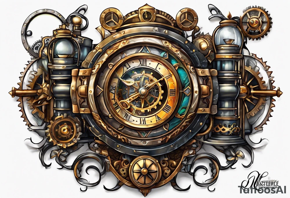 Steampunk tattoo idea