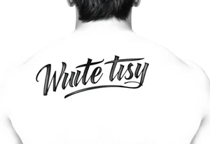 High class white trash fancy script tattoo tattoo idea