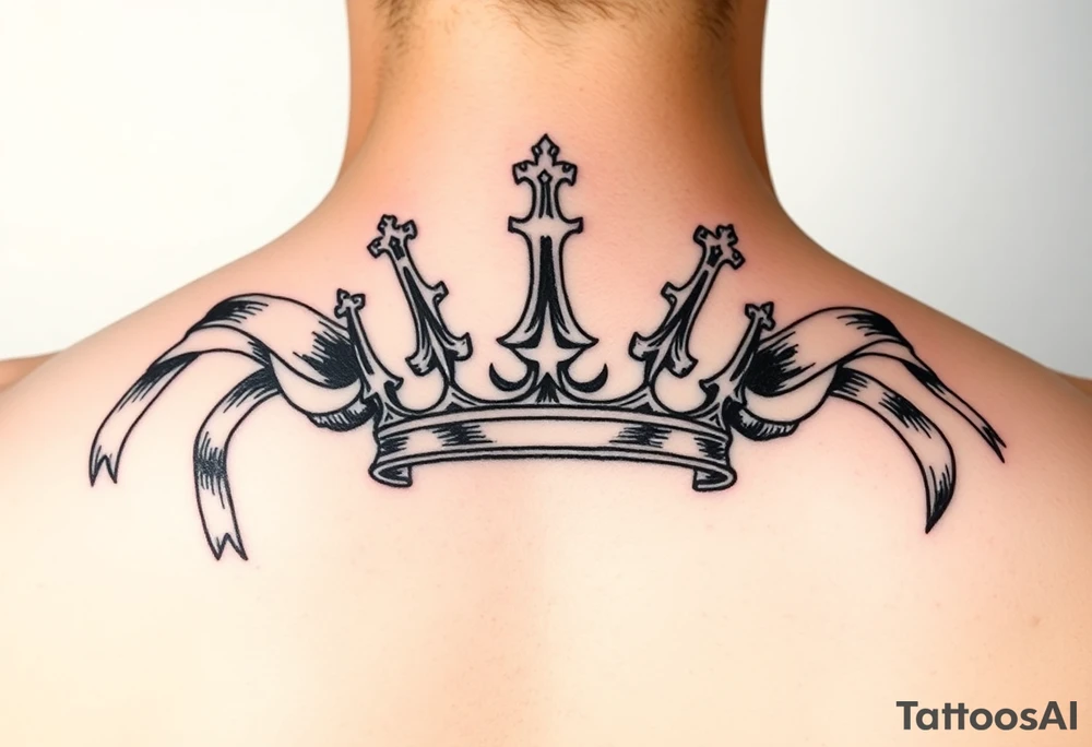 crown
pierced with flowing ribbons princess crown festhers tattoo idea crown
pierced with flowing ribbons princess crown festhers tattoo idea