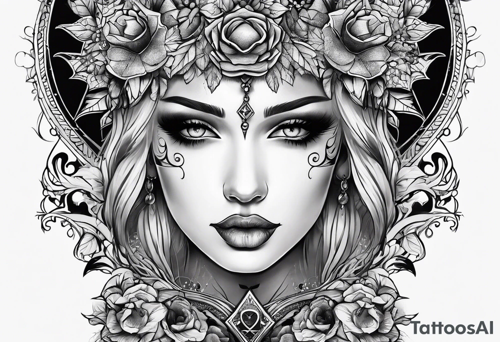 Gothic tattoo idea