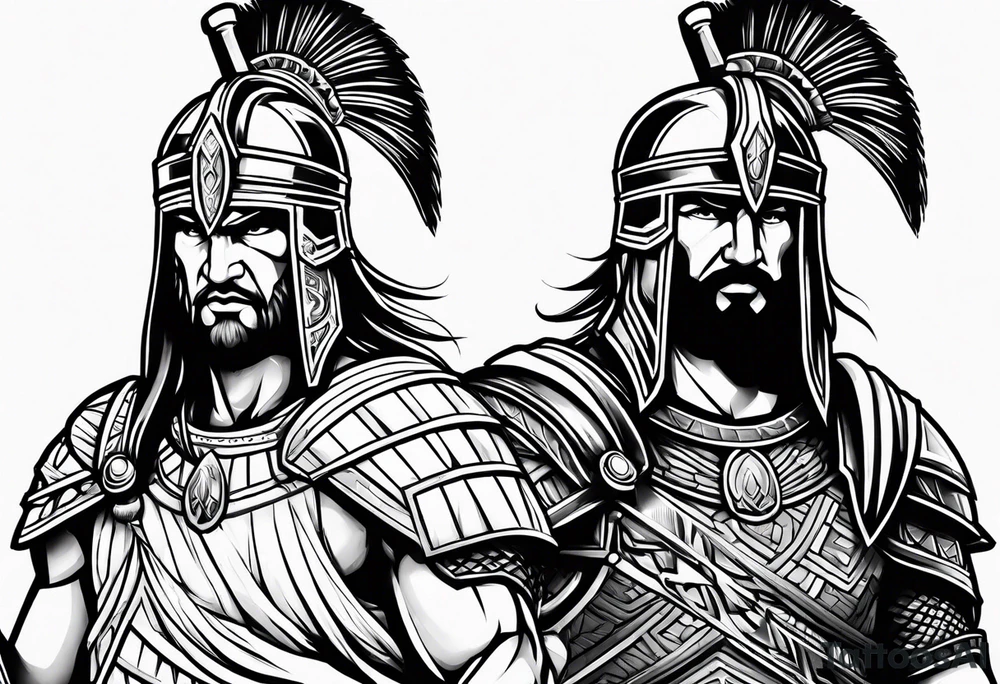 Sparta warrior tattoo idea