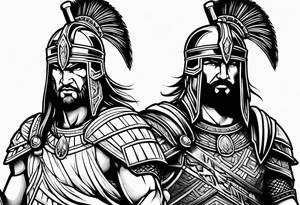 Sparta warrior tattoo idea