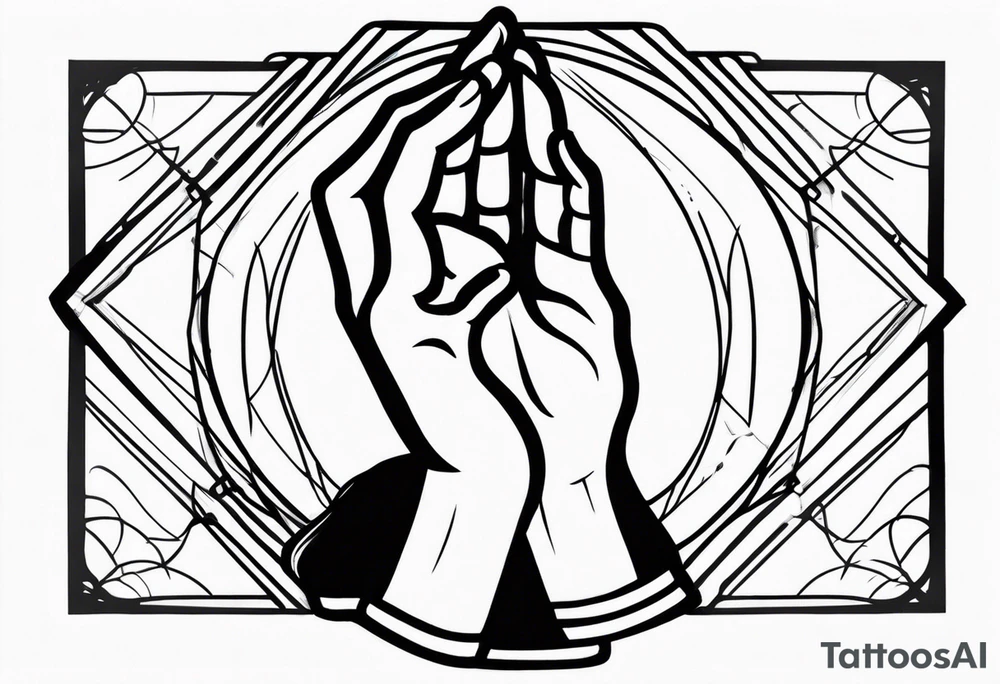 PRAYING HAND tattoo idea