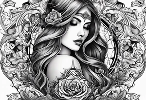 Though I walk through the valley of the shadow of death, forearm tattoo tattoo idea