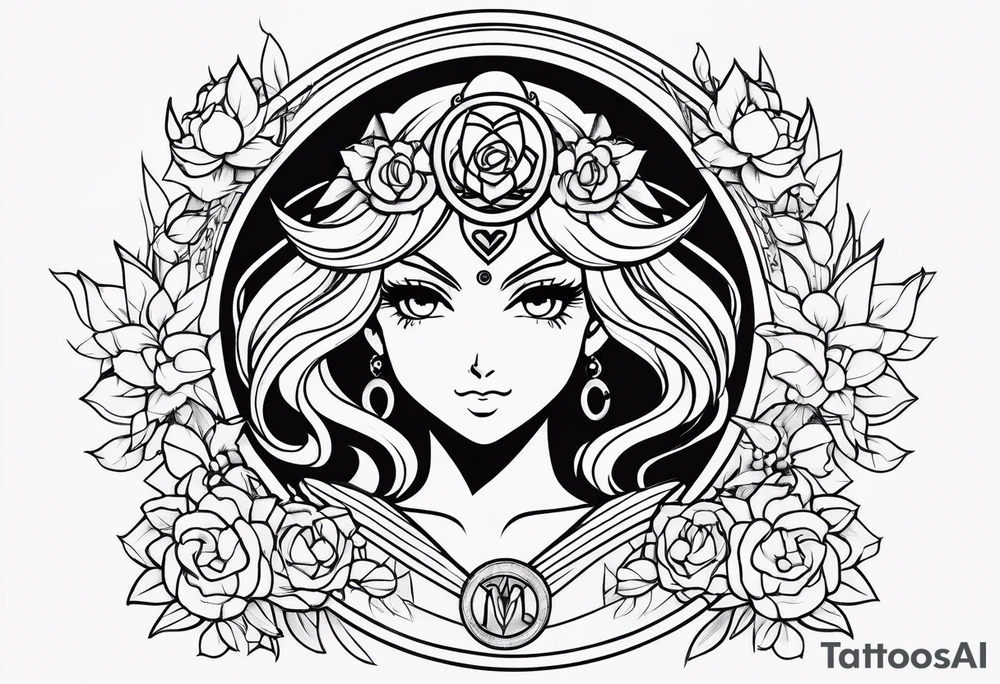 Sailor moon tattoo idea