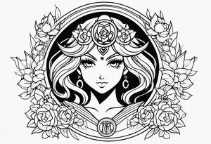 Sailor moon tattoo idea