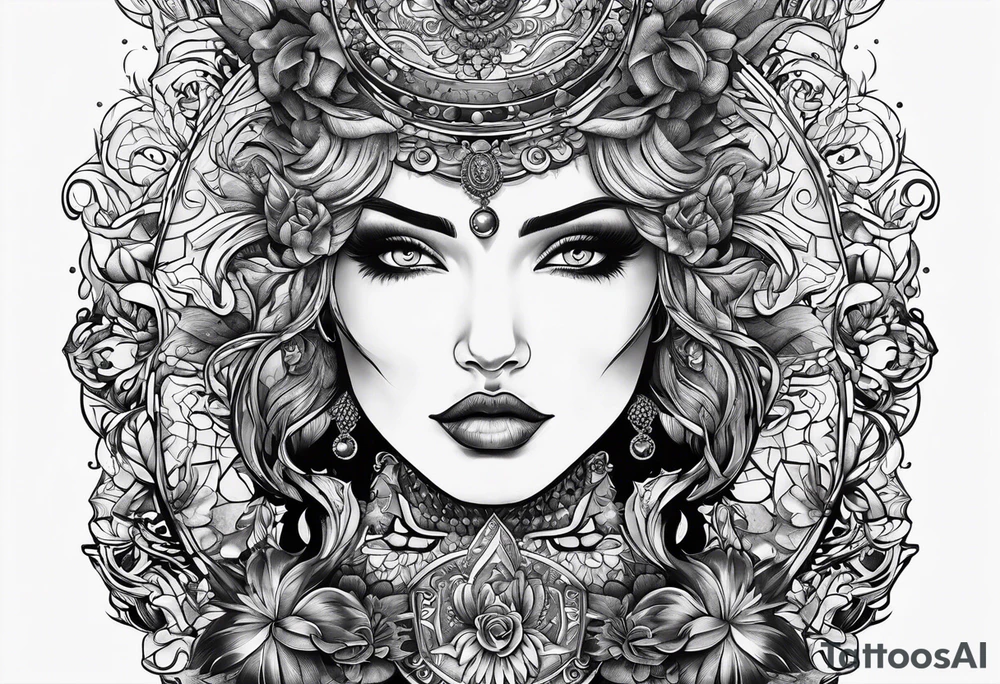 Looking at myself in the mirror tattoo idea