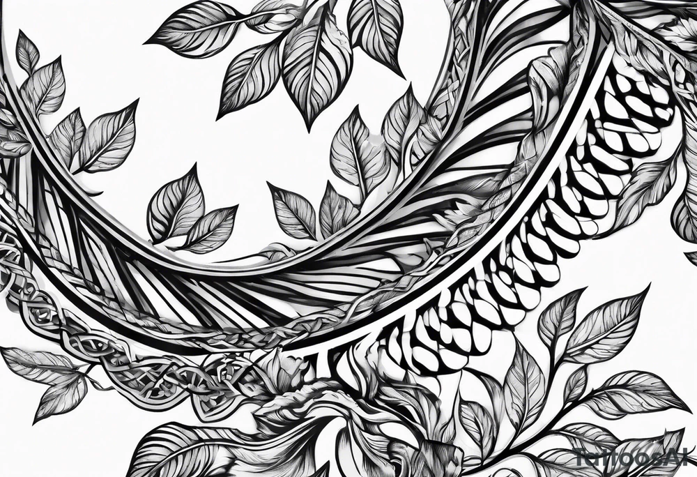 DNA helix made from root.
add leaf tattoo idea DNA helix made from root.
add leaf tattoo idea