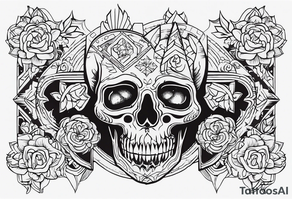 Надпись РАССВЕТ tattoo idea