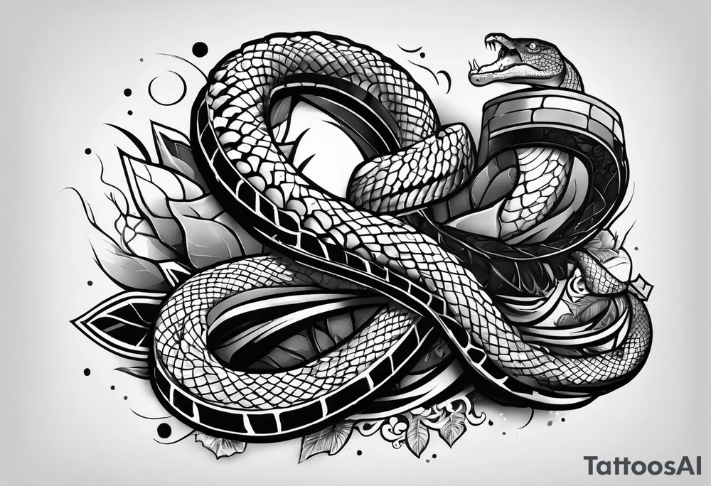 gta v gangsta snake arm sleeve tattoo tattoo idea