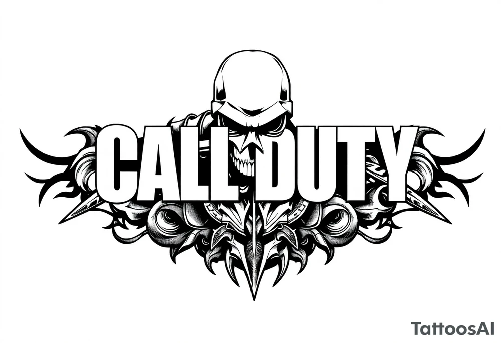 call of duty tattoo idea
