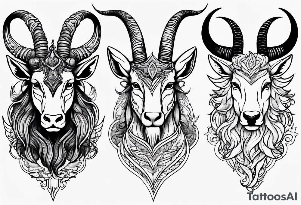 Men Capricorn tattoo tattoo idea