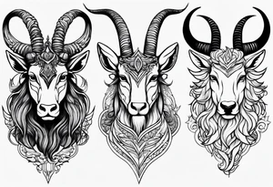 Men Capricorn tattoo tattoo idea